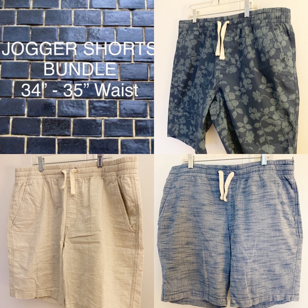 3 for $15 Men’s Jogger Shorts Bundle - Large